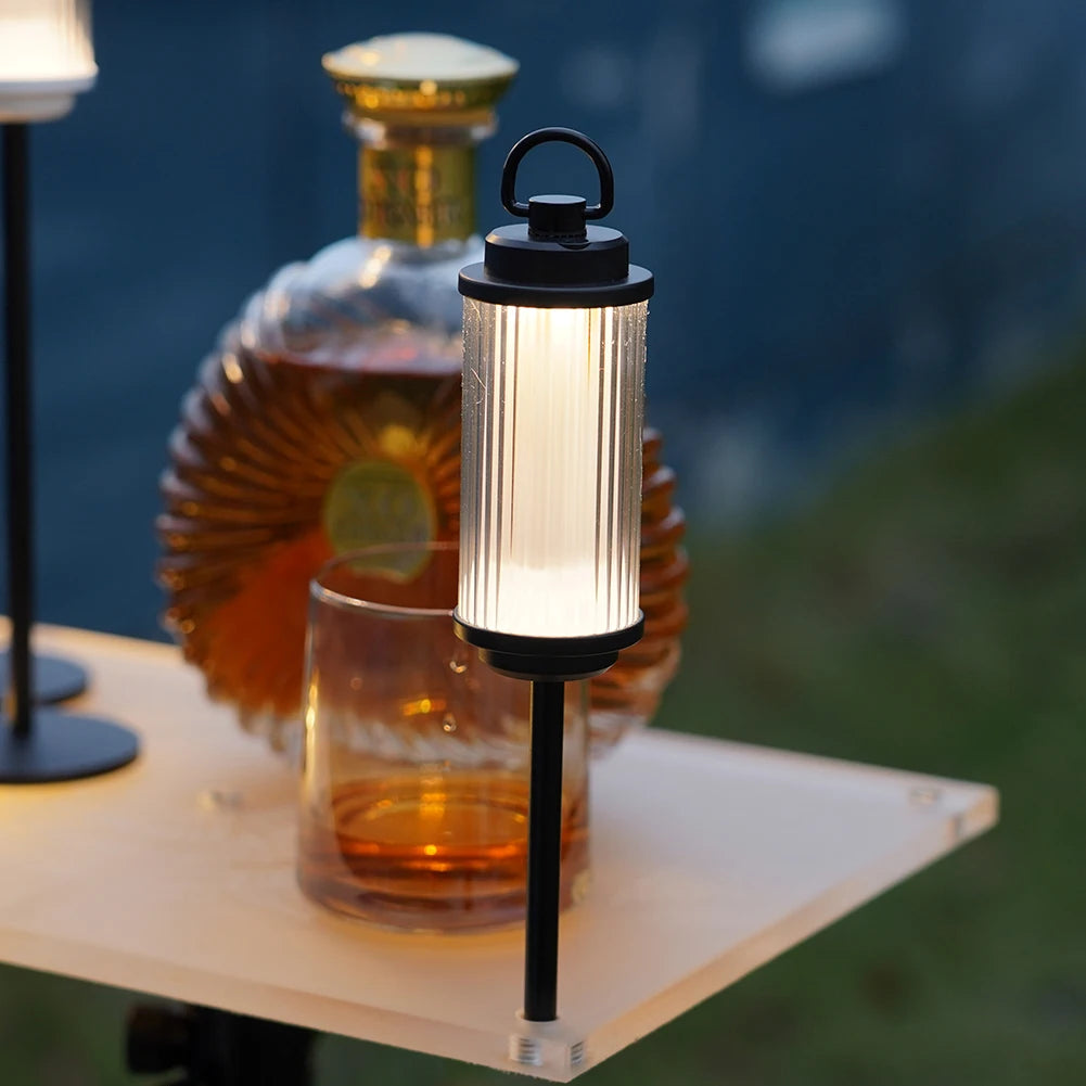 Outdoor Lamp Post Pole Aluminum Alloy Light Pole Bracket Detachable Multi-function Lightweight for Picnic BBQ Hiking Equipment