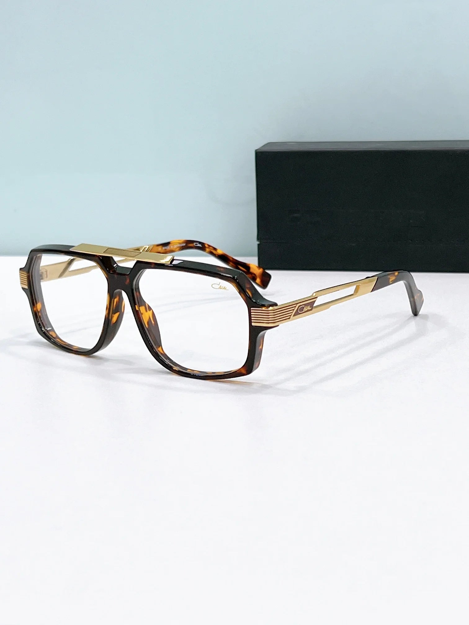 New Arrival ORIGINALCAZAL MOD6034 Square Acetate+Alloy Frame Men Eyewear Retro Business Popular Classic Leisure Women Sunglasses