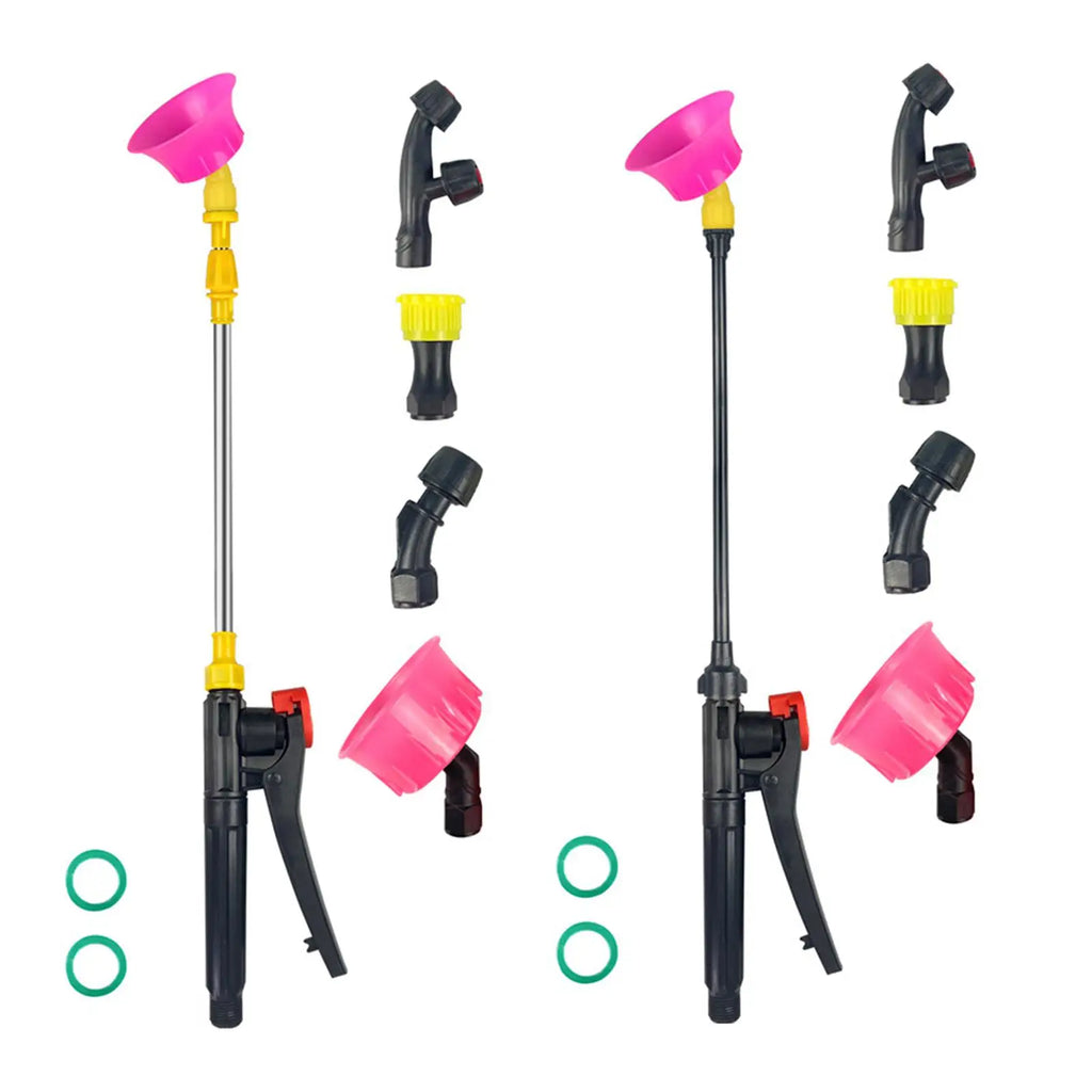Sprayer Rod Adjustable Telescopic High Pressure Nozzle and Handle for Outdoor Tree Watering Hanging Plants Shrubs Plants