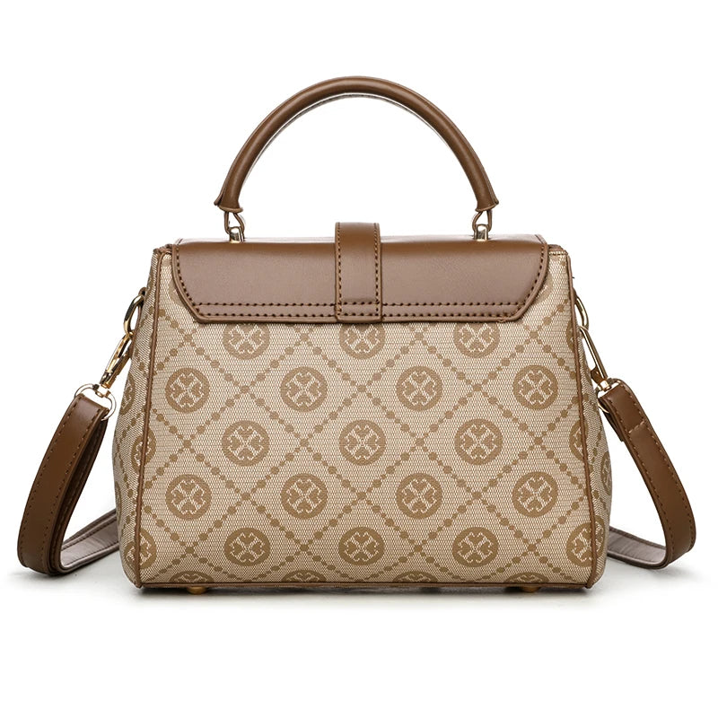 Fashionable Handbag for Women, Small Square Mom Bag, Commuter Bag, Travel Mobile Phone Bag, Versatile Shoulder Crossbody Bag