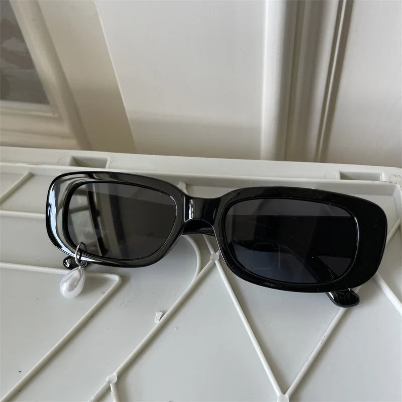 Pearl earrings water drop Designer sunglasses personalized niche sunglasses cat eye glasses for men and women