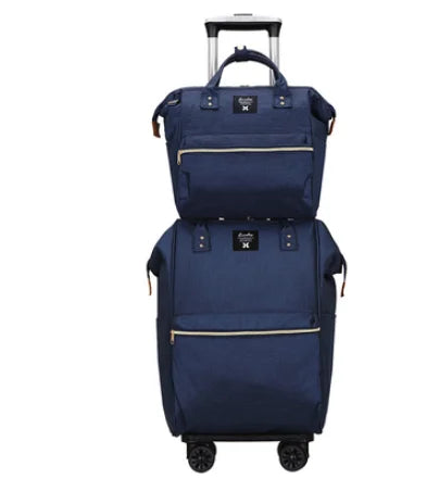 2020 carry on hand luggage Travel Luggage bag sets women rolling luggage bag women travel Trolley Bags wheels wheeled backpack
