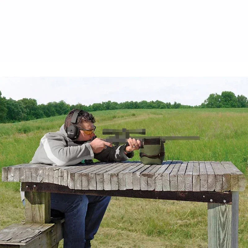 Hunting Accessories Front & Rear Rifle Target Bench Unfilled Support Stand Bag Gun Accessories Shooting Gun Rest Bag Set