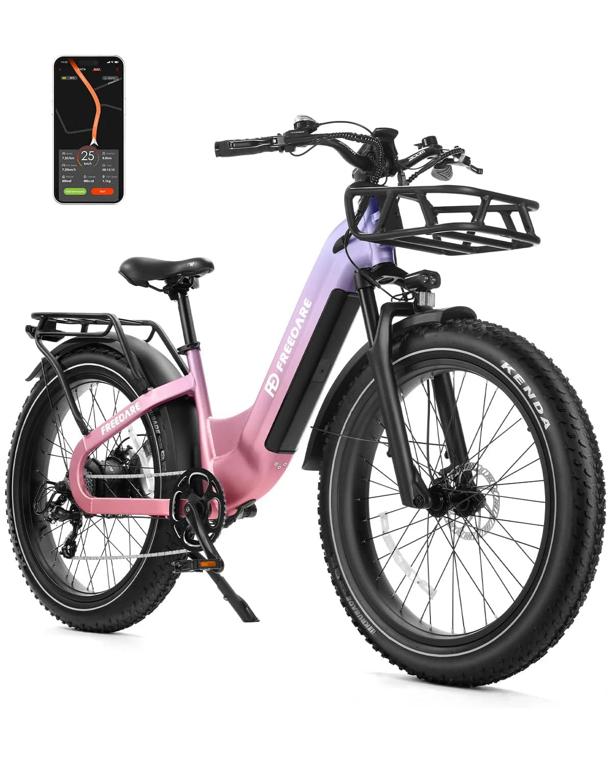 Fat Tire Electric Bike for Adults, 1000W Peak All-Terrain 48V 20Ah e-Bike, 90 Miles UL Certified Mountain Dirt Bike Off Road