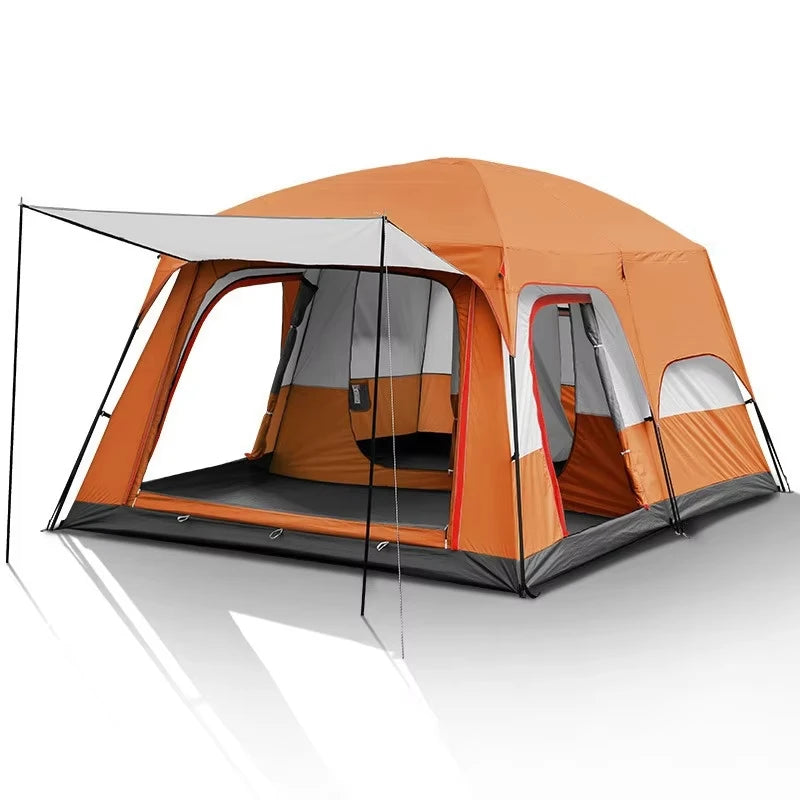 2025 Upgraded Version Two Bedroom One Living Room Windproof Waterproof Folding Tent Portable Family Camping Tent
