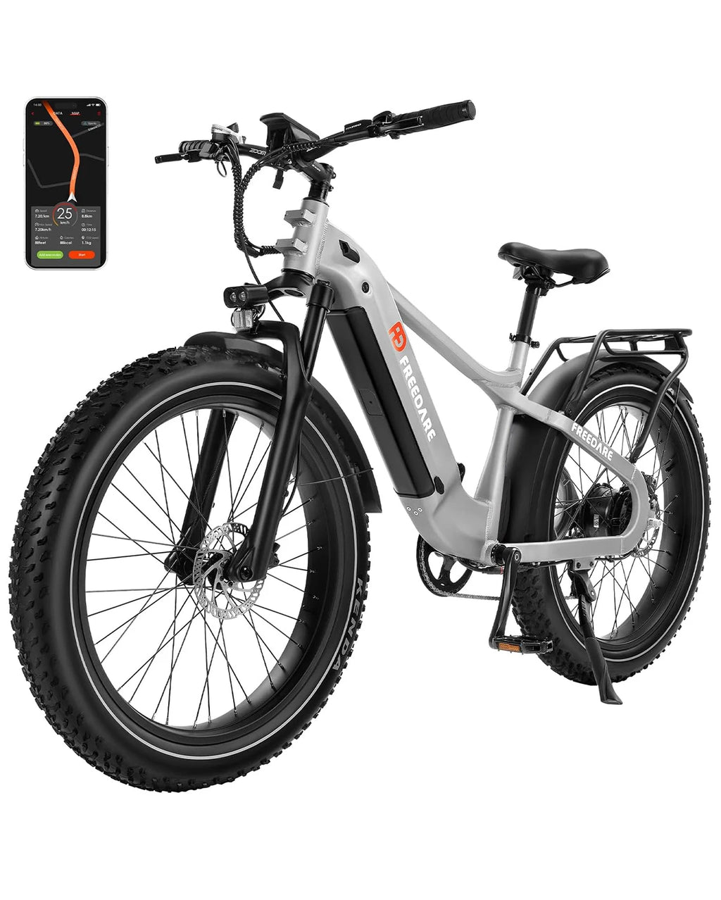 Fat Tire Electric Bike for Adults, 1000W Peak All-Terrain 48V 20Ah e-Bike, 90 Miles UL Certified Mountain Dirt Bike Off Road