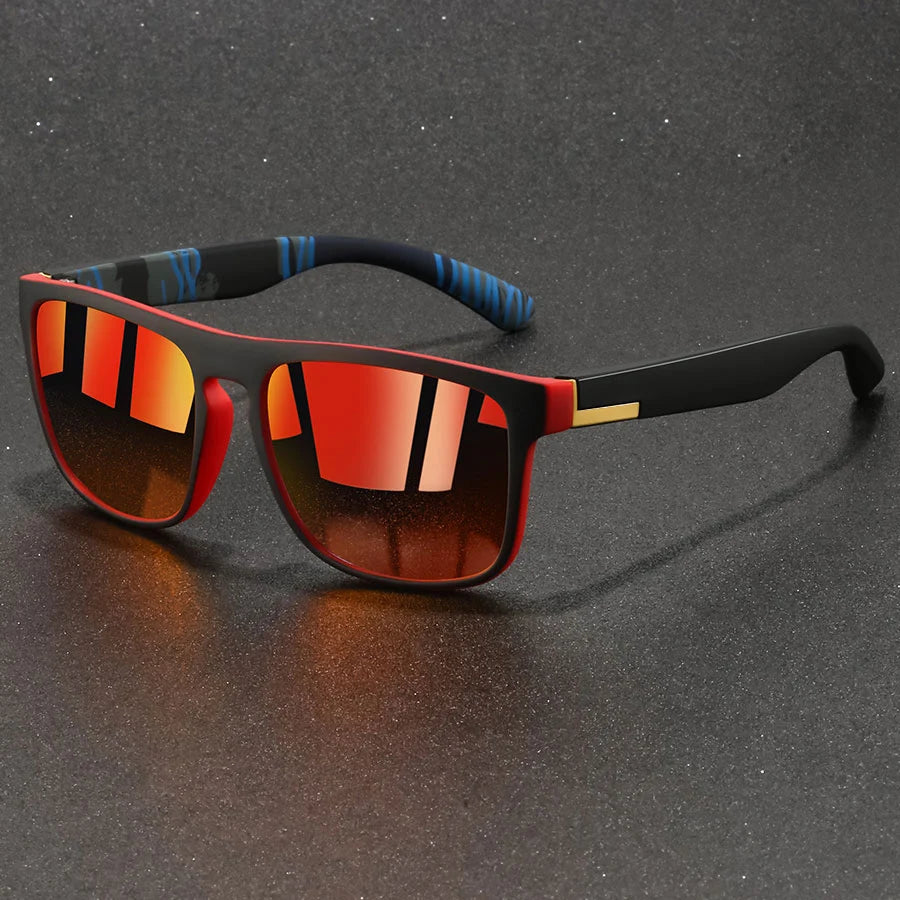 Fashion Vintage Square Sunglasses Men Women Fishing Driving Man Luxury Brand Designer Sun Glasses  Retro Eyewear UV400