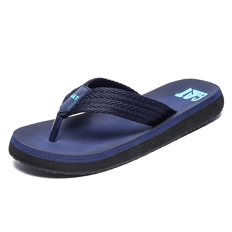 Men's Flip-flops Summer Outdoor Casual Beach Shoes Breathable Lightweight Soft-soled Slippers Non-slip Wear-resistant Sandals