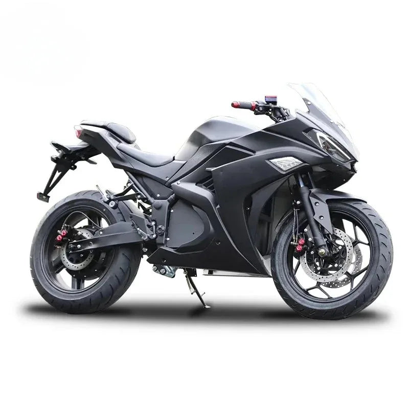 Adult Electric Motorcycle, 3000W 72V Scooter Bike, Max Speed 130km/h 80mph, Brushless Motor, Hydraulic Disc Brake, E Bike