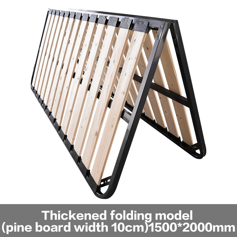 Tatami Row Frame Bed Frame Fir Bed Board Moisture-proof Floor Covering All Solid Wood Mattress Pine Folding Breathable Shelf