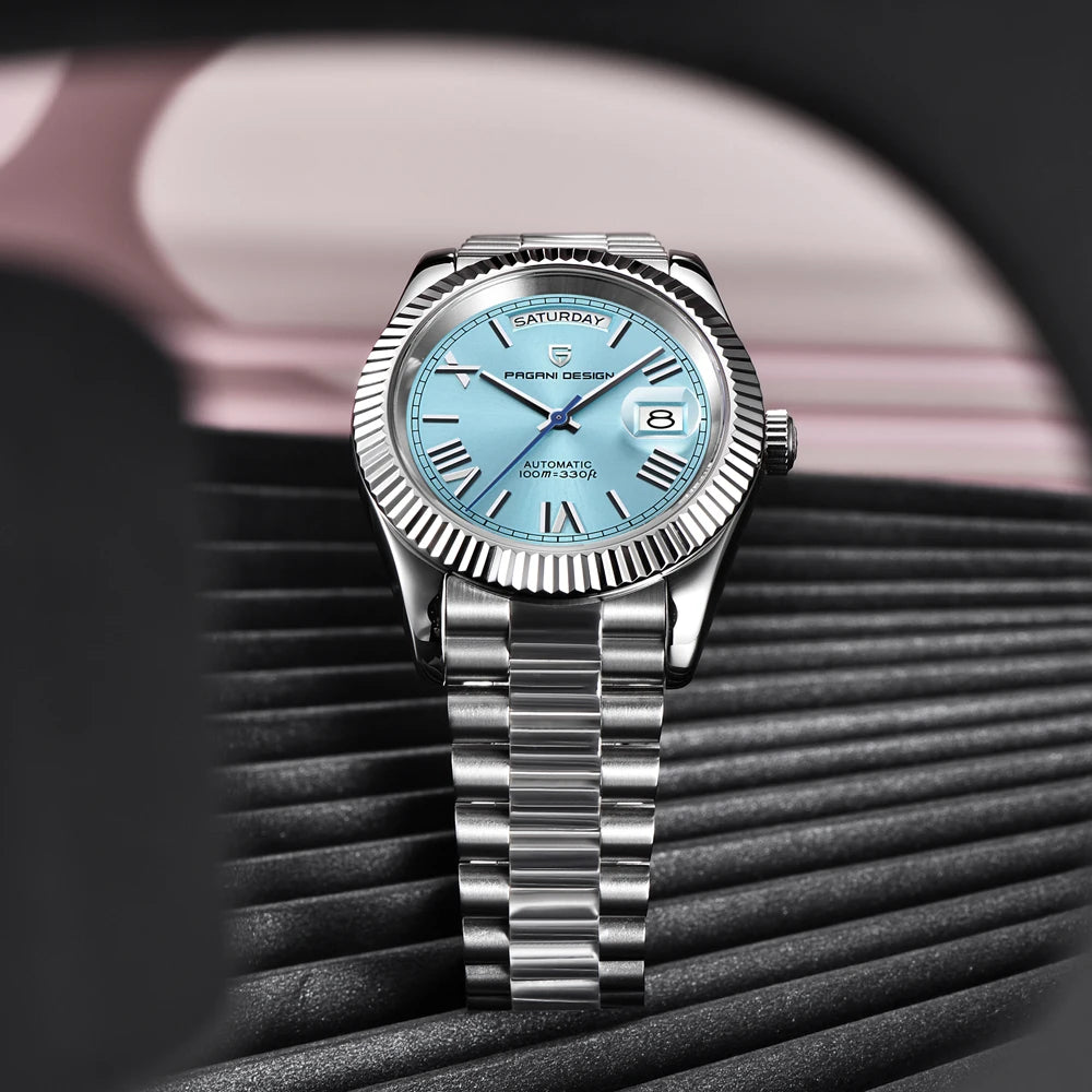 PAGANI DESIGN 2025 DD40 Men's Watches Luxury Automatic Watch Men AR Sapphire Glass Mechanical Wristwatch Men 10Bar Japan NH36A