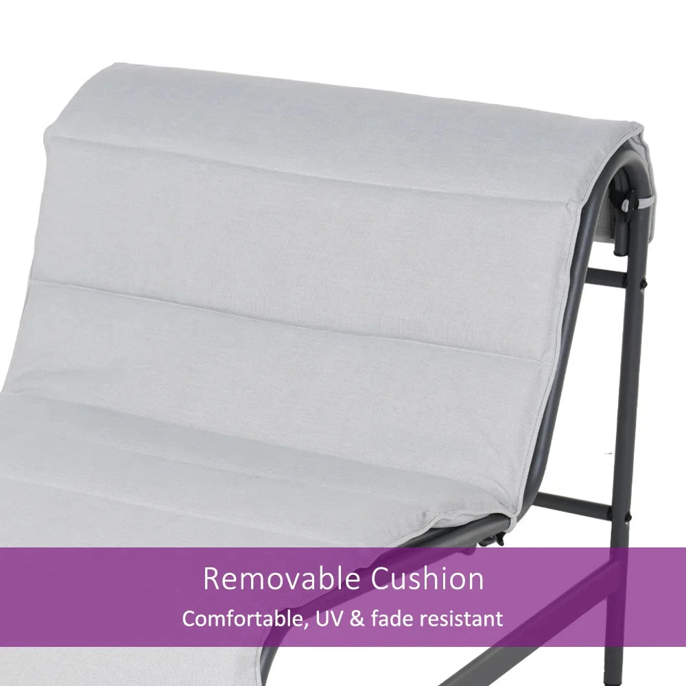 3-Piece Oversized Outdoor Furniture Set,Wide and Deep Lounge Chairs with Olefin Cushions and Stone-Top Side Table for Garden