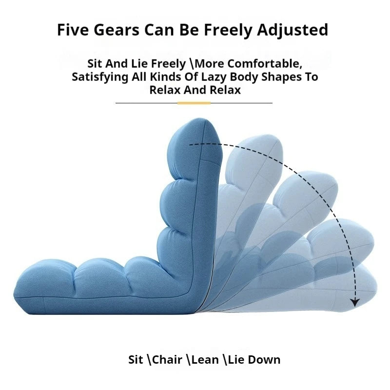 Lazy Person Sofa Single Bedroom Bay Window Tatami Folding Backrest In Bed Dormitory Sleepable And Reclining Small Sofa Cushion