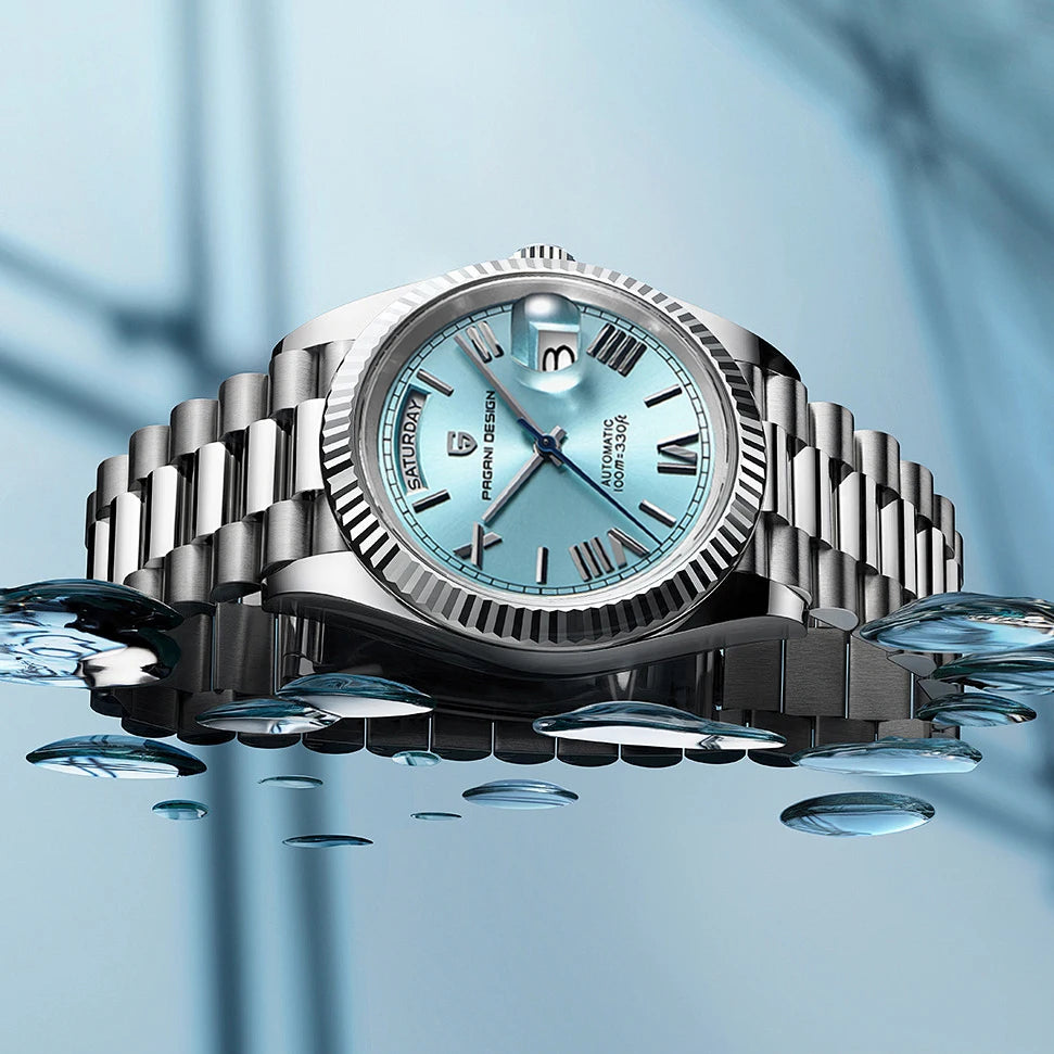 PAGANI DESIGN 2025 DD40 Men's Watches Luxury Automatic Watch Men AR Sapphire Glass Mechanical Wristwatch Men 10Bar Japan NH36A