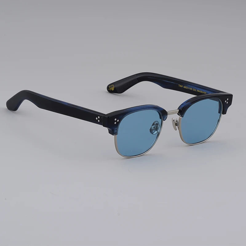 LEMTOSH Glasses Frames TINIF For Men Women Acetate Alloy Square Classic Eyewear Designer Brand Vintage Fashion Eyeglasses