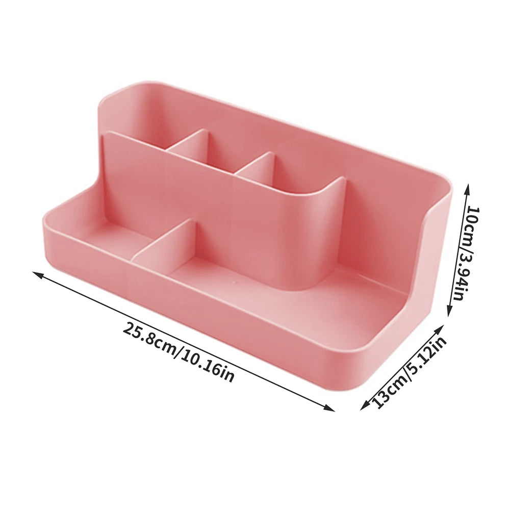 Makeup Organizer Box Cosmetic Storage Box for Bathroom Office Desktop for Brush Lotion Lipstick Nail Polish Container