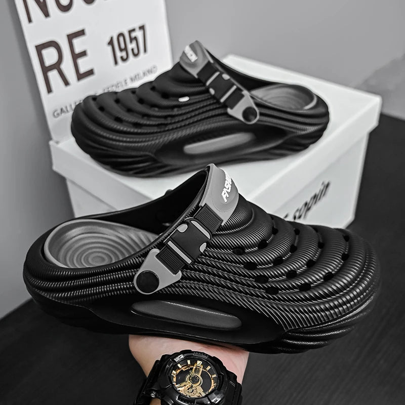 Unisex Summer Slippers Men Clogs Platform Women Beach Sandals Outdoor Casual Non-slip Footwear Men Sandals