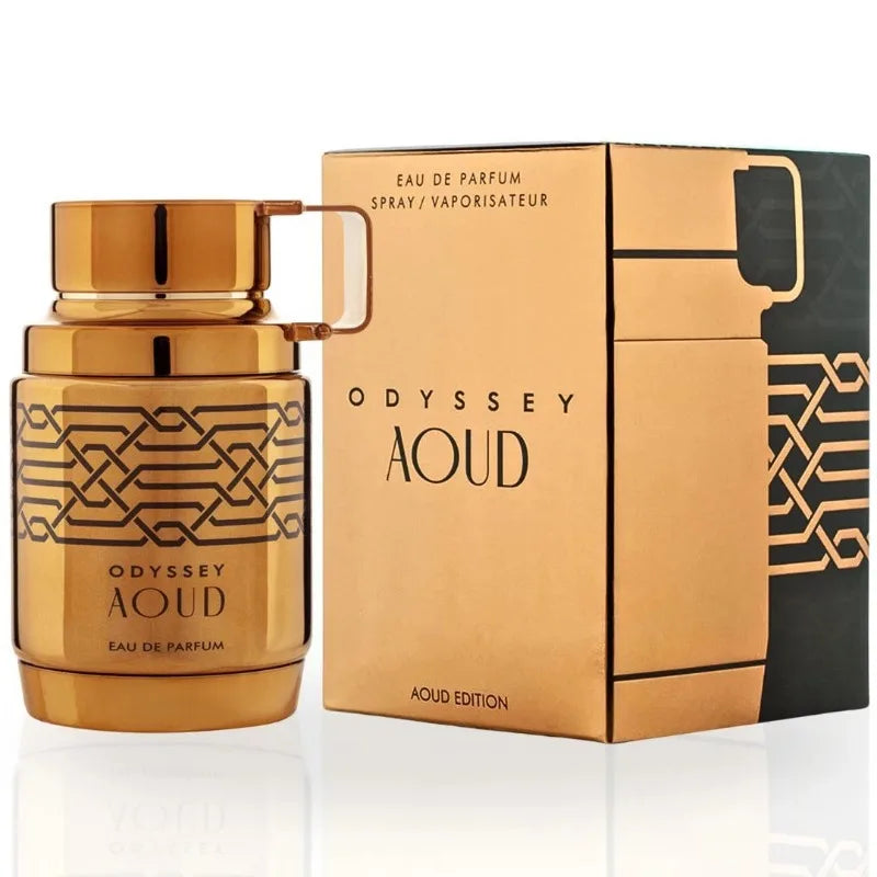 Armaf Odyssey Aoud Eau de Parfum Spray 100ml Original Arab Perfumes Lasting Woody Spicy Pheromones Perfume Cologne Makeup Gifts