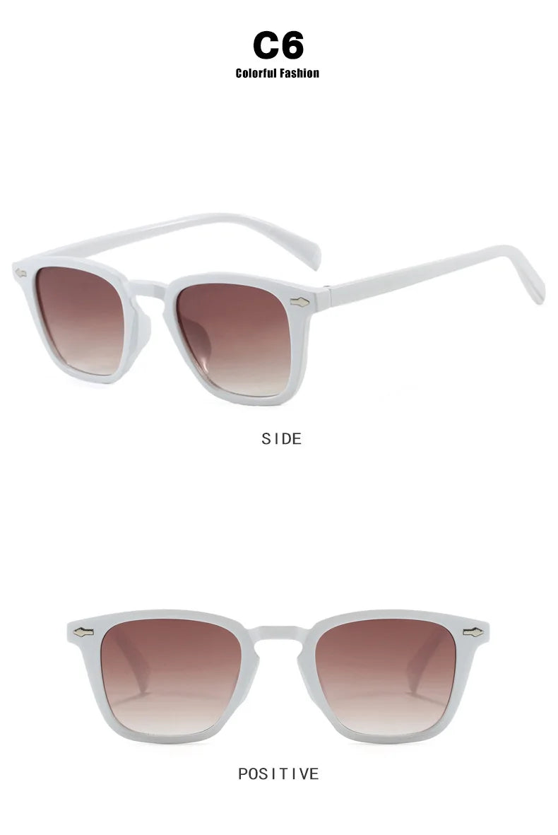 2025 New Sunglasses For Women Men Rectangle Sun Glasses Female Oval Eye wear Oculos De Sol for Male Female Square Eyeglasses