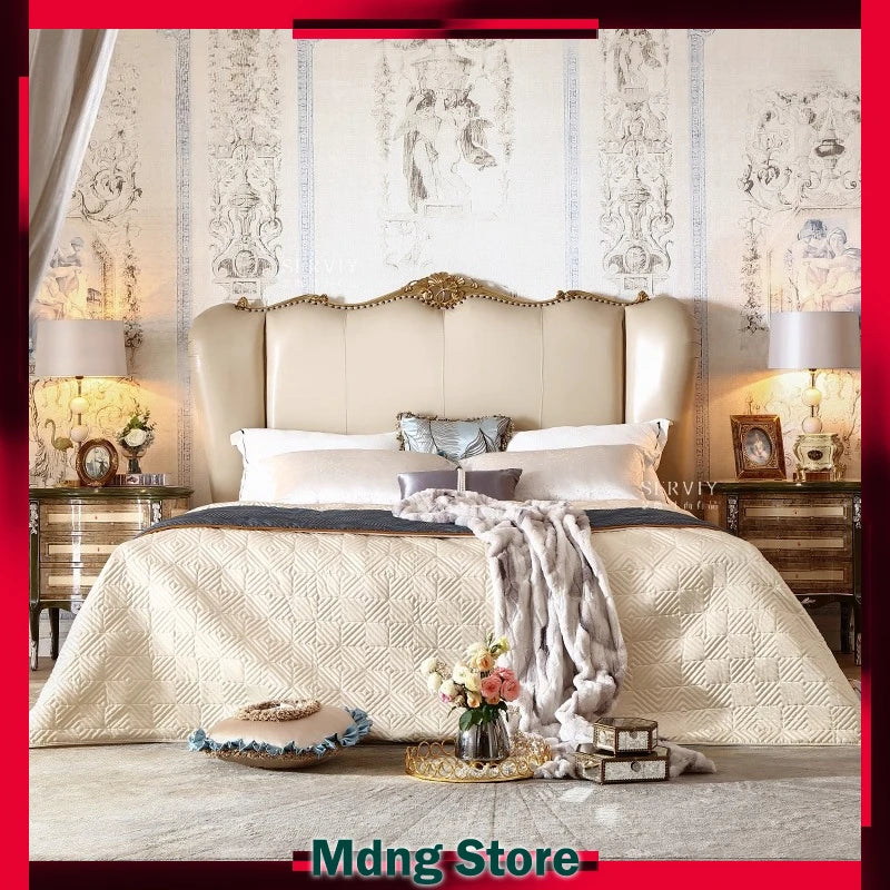Frame Unique Bed Luxury Reading Nightstands Bedroom Lounge Bed Frame Children Sleeping Meubles De Chambre Home Accessories