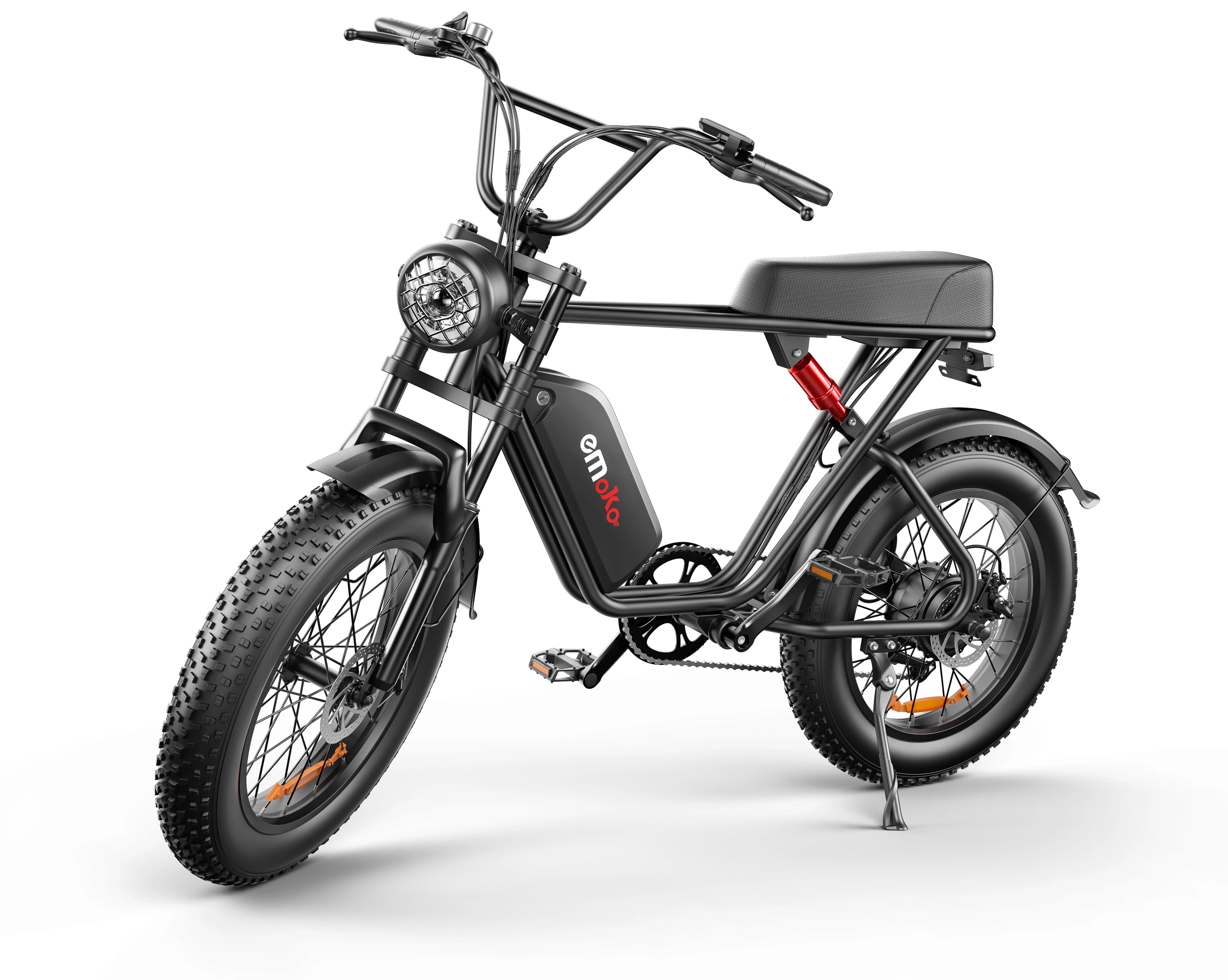 Emoko C91 Electric Bicycle 1000W*2 Dual Motor Adult Ebike 48V23Ah Battery Commute Electric Bike 20-inch Fat Tire E-Mountain Bike