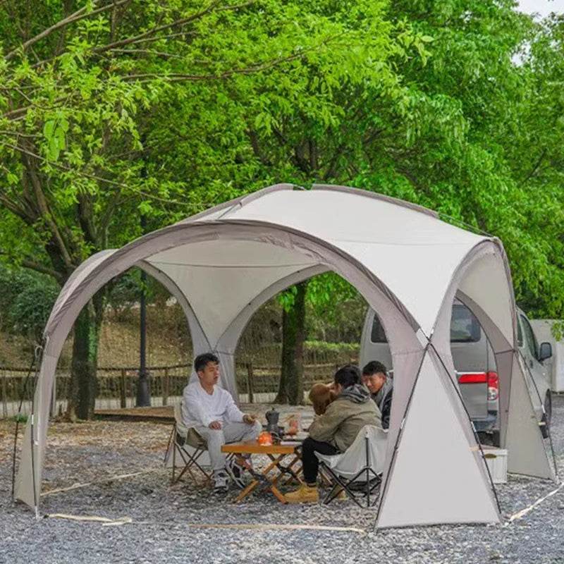 Tent Outdoor awning Manual tent UV protection Large space can accommodate 4-6 people outdoor shade picnic and beach tent