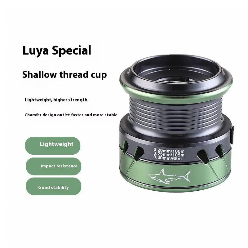 Golden Shark King Fish Line Wheel Single item No gap Road Asia Shallow Line Cup Fishing Line Wheel Road Asia Special