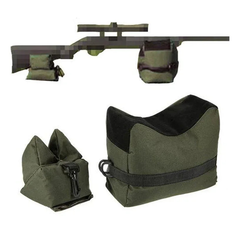 Hunting Accessories Front & Rear Rifle Target Bench Unfilled Support Stand Bag Gun Accessories Shooting Gun Rest Bag Set