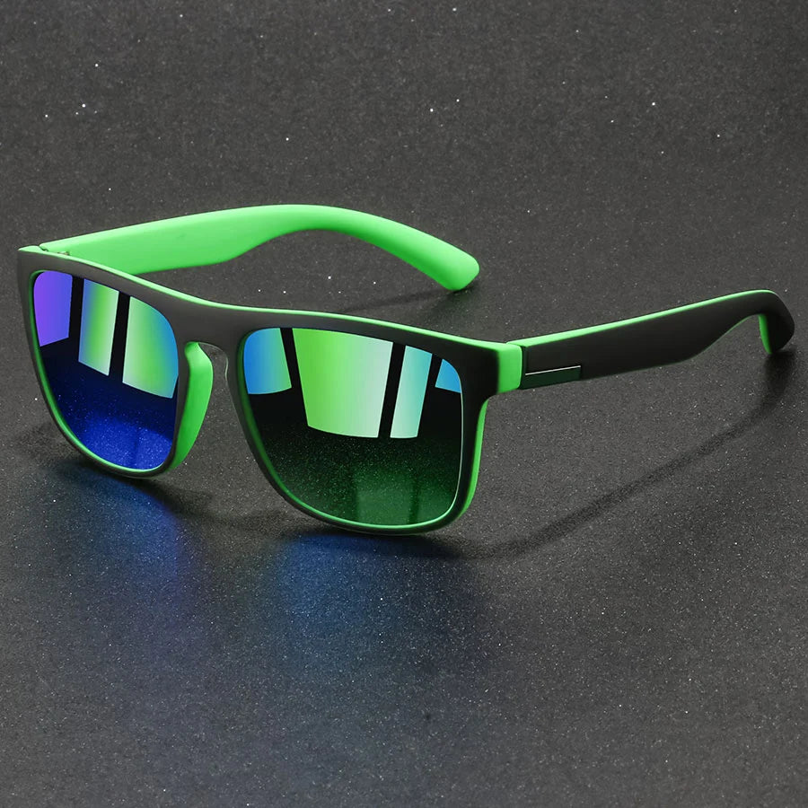 Fashion Vintage Square Sunglasses Men Women Fishing Driving Man Luxury Brand Designer Sun Glasses  Retro Eyewear UV400