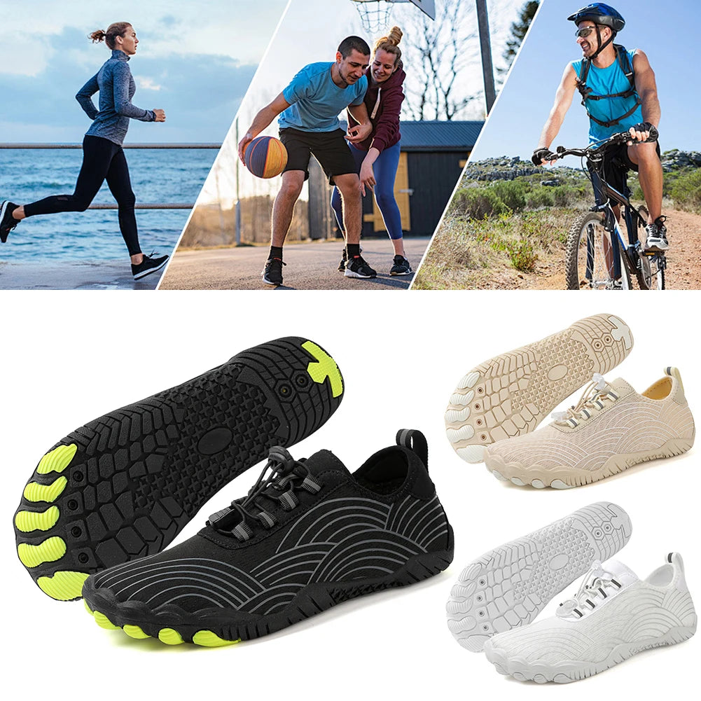 Water Shoes Non-slip Lightweight Aqua Shoes Breathable Soft Diving Sneakers Quick Drying Surfing Shoes for Water Sports