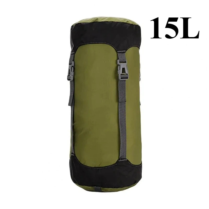 8/15/25/35L Sleeping Bag Compression Storage Bag Outdoor Camping Multi-purpose Waterproof Bags Portable Ultra-light Storage Bag