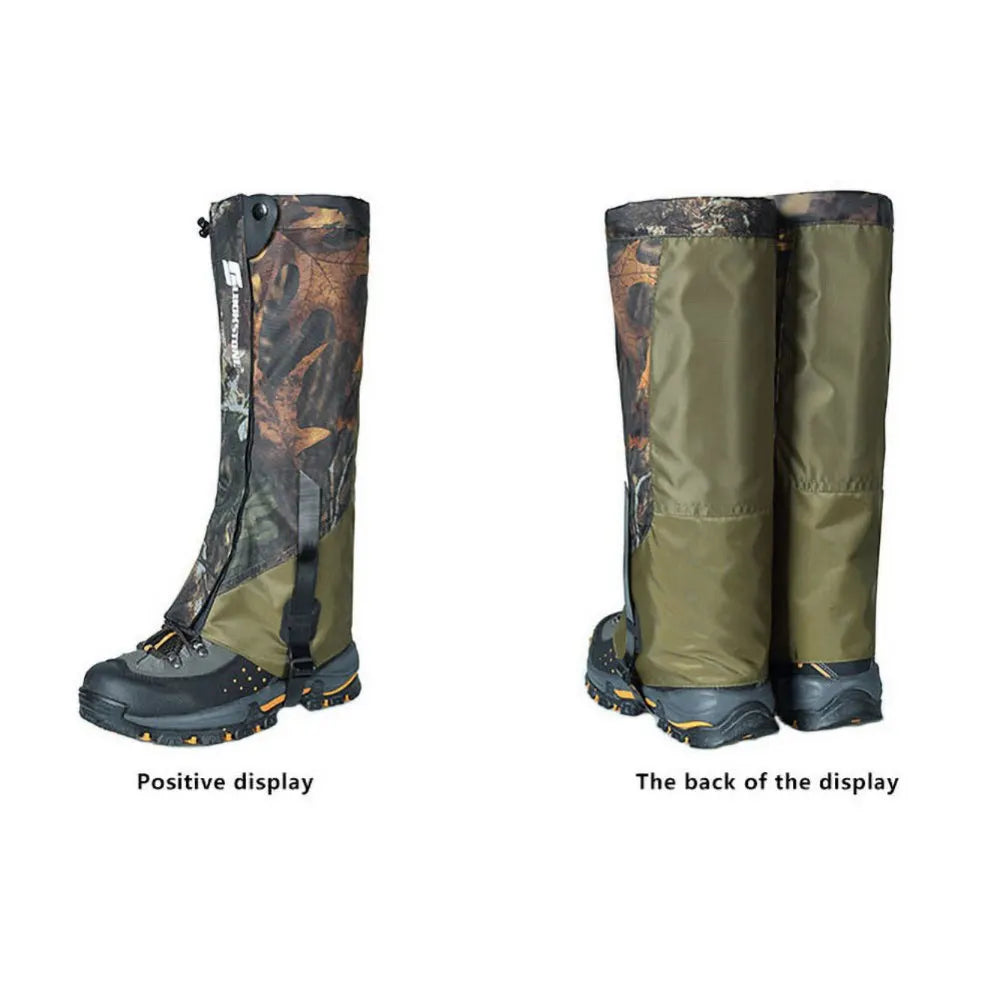 Men Women Shoe Covers Adjustable Snow Boot Gaiters Comfortable Breathable Waterproof for Hiking Walking Hunting Outdoor Camping