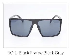 Women 2023 Spectacle Big Frame High Quality SunGlasses Vintage Designer Sun Glasses Men's Sunglasses Purple Square Gafas De Sol