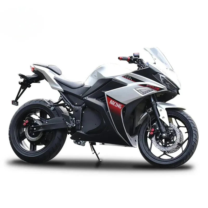 Adult Electric Motorcycle, 3000W 72V Scooter Bike, Max Speed 130km/h 80mph, Brushless Motor, Hydraulic Disc Brake, E Bike