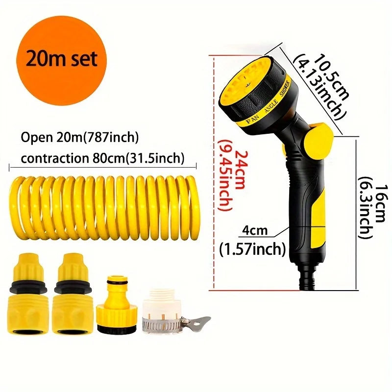 1 Set, Water Hose Sprinkler Watering Vegetables Household Yard Watering Artifact Gardening Garden Water Gun Balcony Rinse