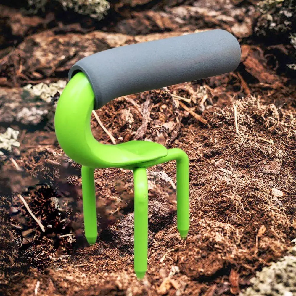 Carbon Steel Mini Gardening Claw Fork Agricultural Manual Tiller Hand Rake Digging Convenient Hand Rake Garden Tool Gardening