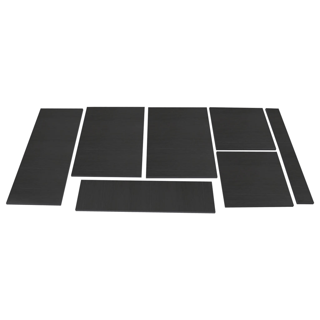 Laundry Sink with Cabinet Sink with Pull-Out Faucet and Cabinet Freestanding Kitchen Sink