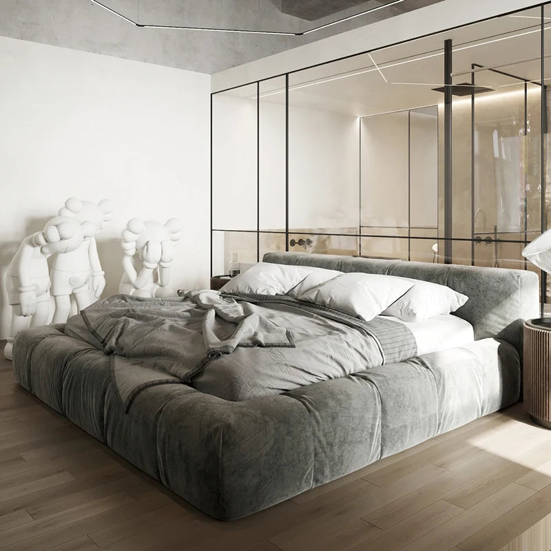 European Fashionable Bed Frame Confortable Ltalian Style Quality Wedding Bed Designer Create Twin Cama De Casal Beds Furniture