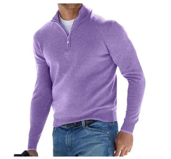 2025 Long Sleeved Sweater Men's Base Sweater for men in Autumn and Winter in Stock