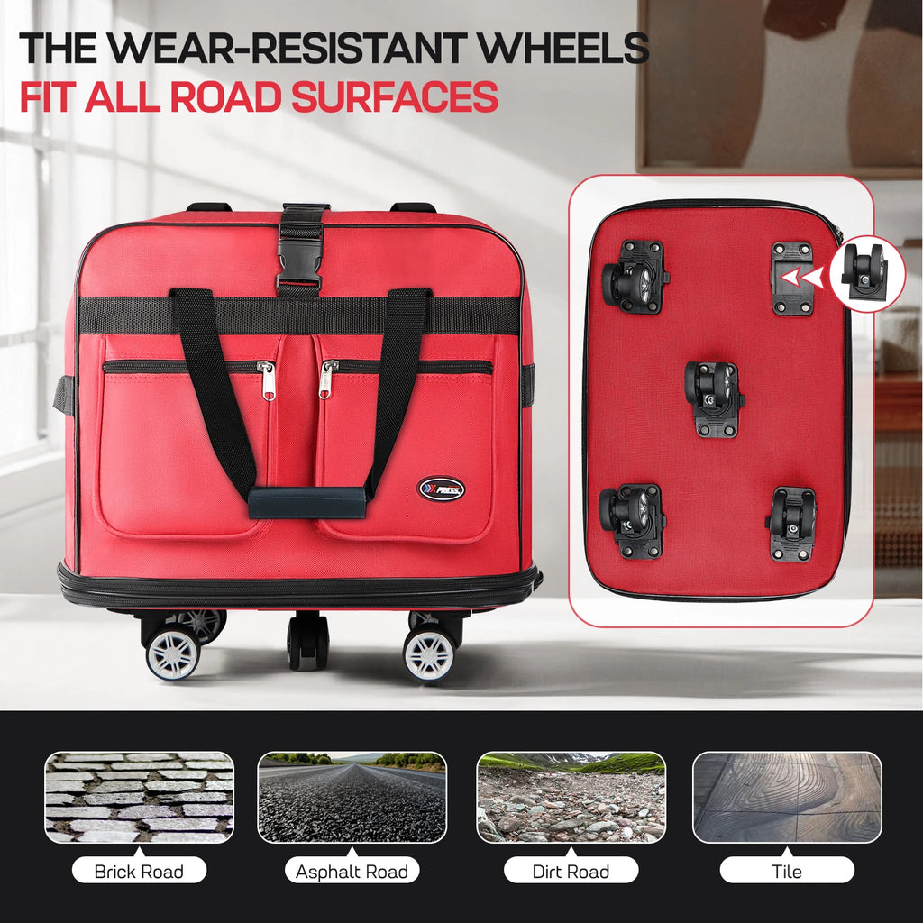 30/36/40 Inch Foldable Expandable Suitcase Bag Water-resistant Large Capacity Rolling Travel Luggage Bag For Moving Storage
