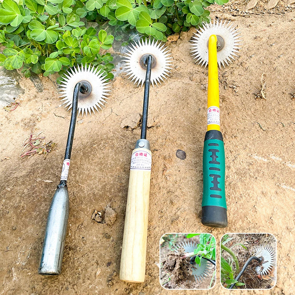Garden Weeder Tools Planting Shovel Manual Grass Rake Loosening Soil Plowing Rooting Remove Digging Agricultural Hand Tools