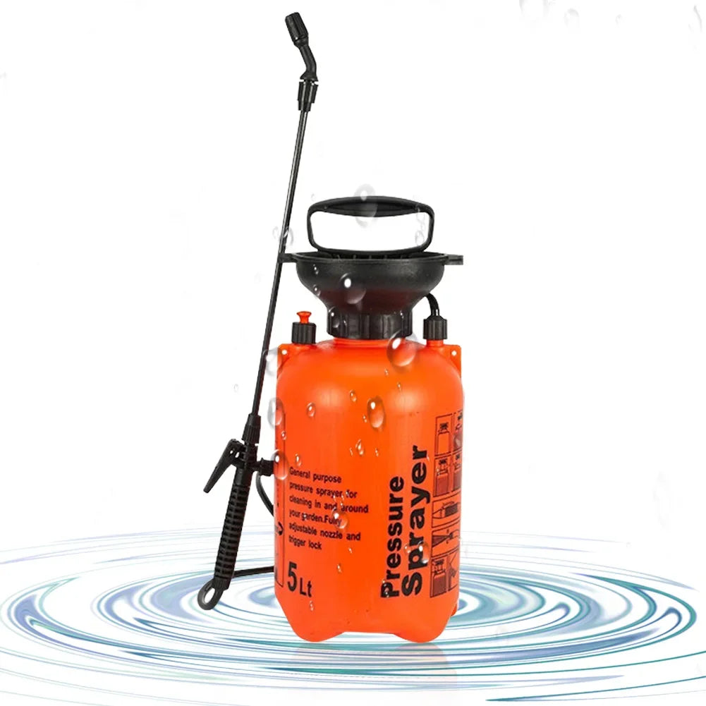 5L Garden Pressure Sprayer Air Compression Pump Hand Pressure Sprayer Adjustable Strap Plant Spray Bottle Garden Irrigation Tool