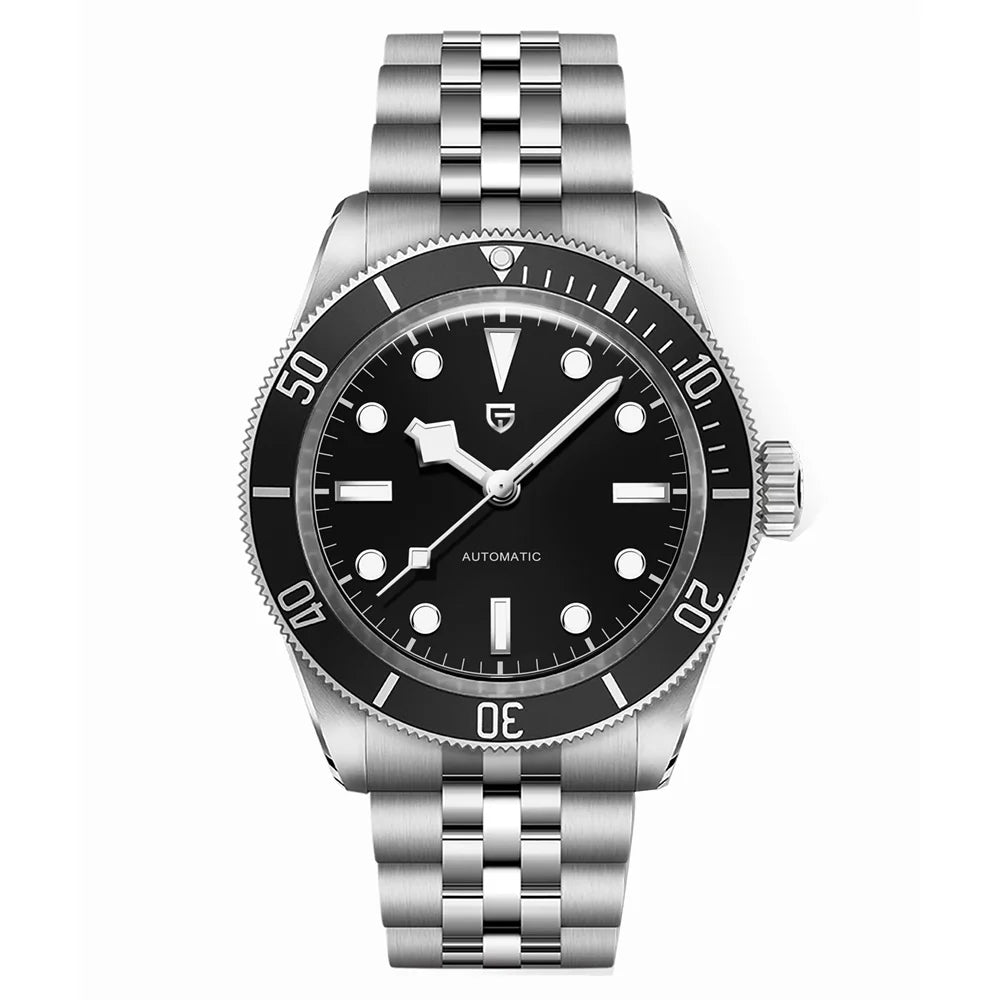 2025 New PAGANI DESIGN BB58 Men's Mechanical Watches Luxury Automatic Wristwatch Stainless Steel Waterproof Clock Reloj Hombre