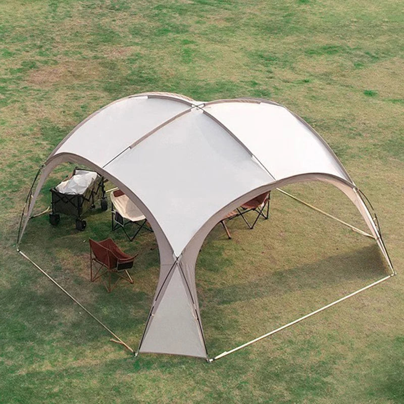 Tent Outdoor awning Manual tent UV protection Large space can accommodate 4-6 people outdoor shade picnic and beach tent