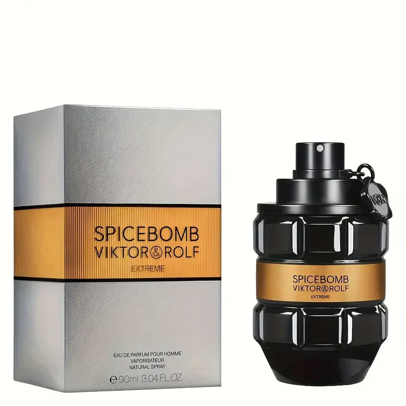 ViktorI Spice Bomb Eau de Parfum- Men's cologne, long-lasting fragrance,Woody Spice- Men'S Cologne- With Citrus and Tobacco Note