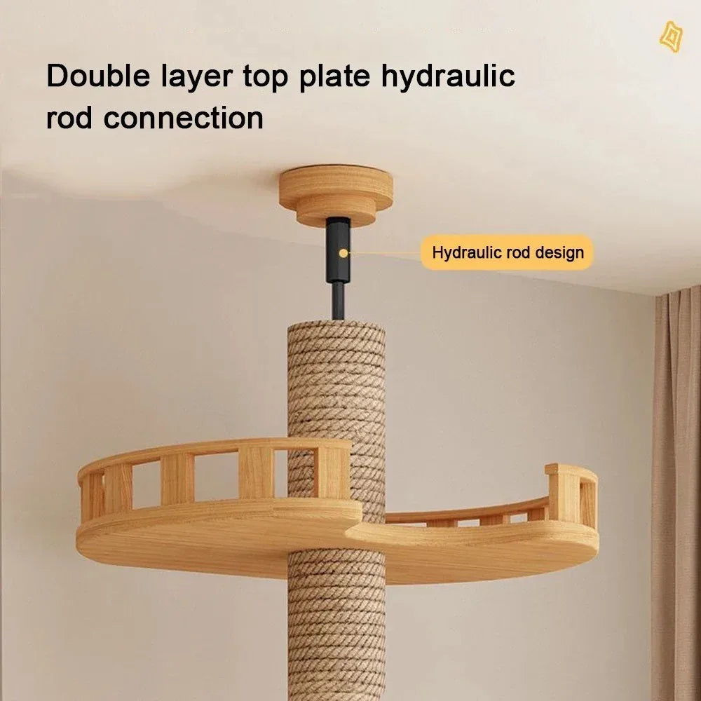 Cat Tree Multilayer Rotatable Moisture Proof Breathable Scratching Posts Save space Cat Tower For Home Indoor Cats Shelves 캣타워