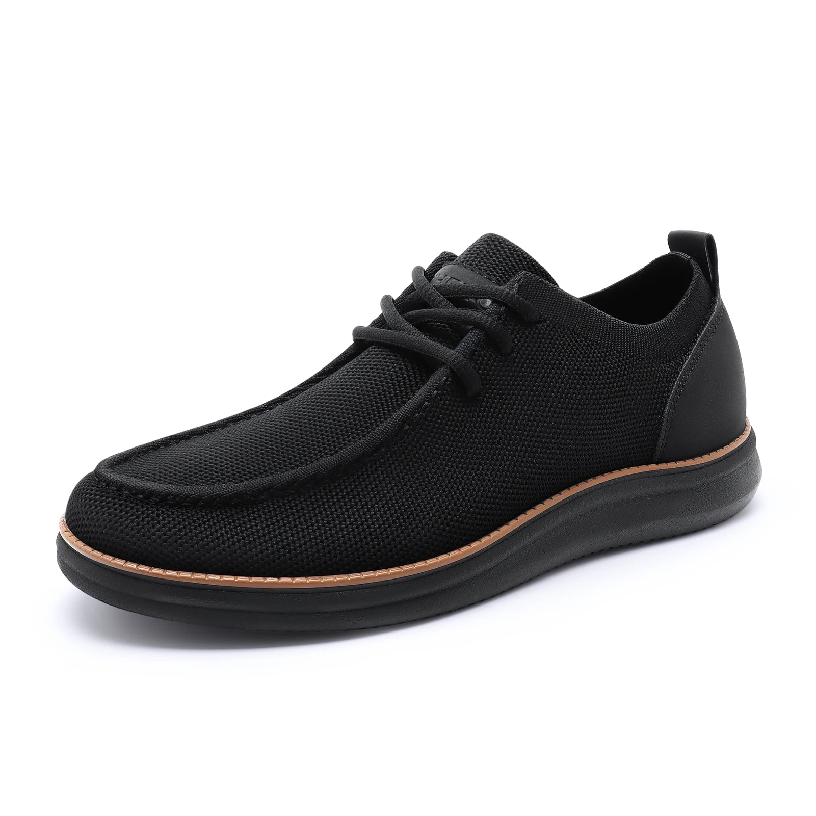 Mens Casual Shoes Wide Loafers Comfortable Walking Slip On Lightweight Breathable Lace Up Shoes
