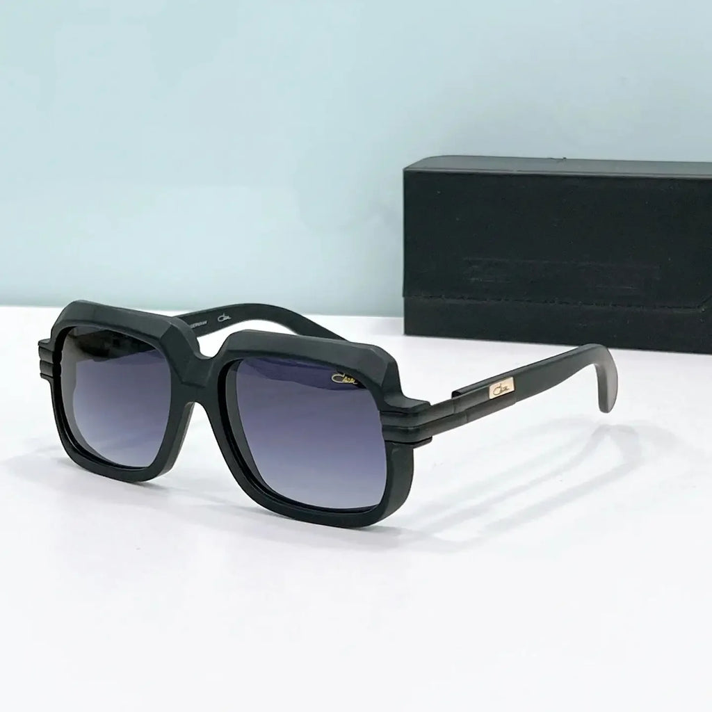 New Arrival ORIGINALCAZAL MOD6073 Premium Classic Business Men Eyewear Stylish Wine Red Acetate Frame Square Women Sunglasses