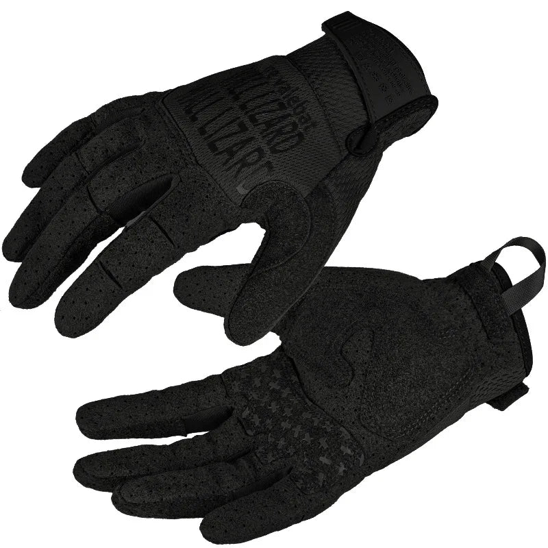Outdoor tactical gloves breathable five-finger non-slip wear-resistant cycling gloves multi-functional protective gloves
