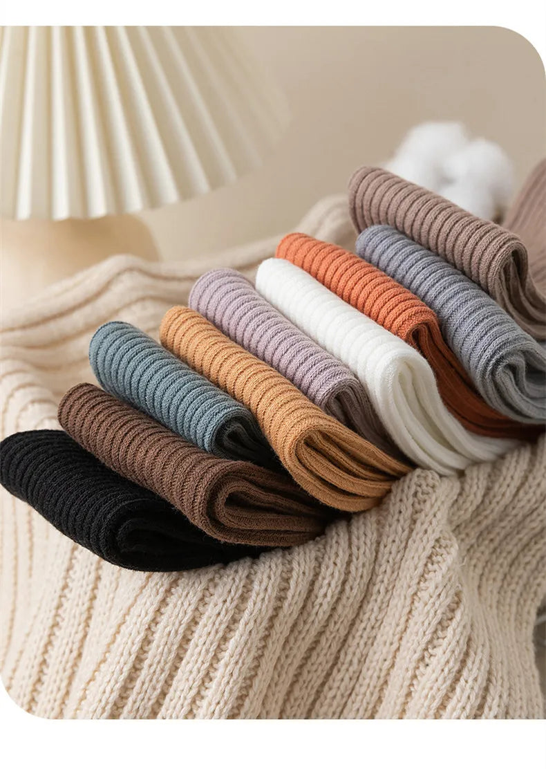 Children Fashion Tights Baby Girl Pantyhose Cotton Knitted Stocking Toddler Kids Solid Leggings Casual Pants For 0-12Y